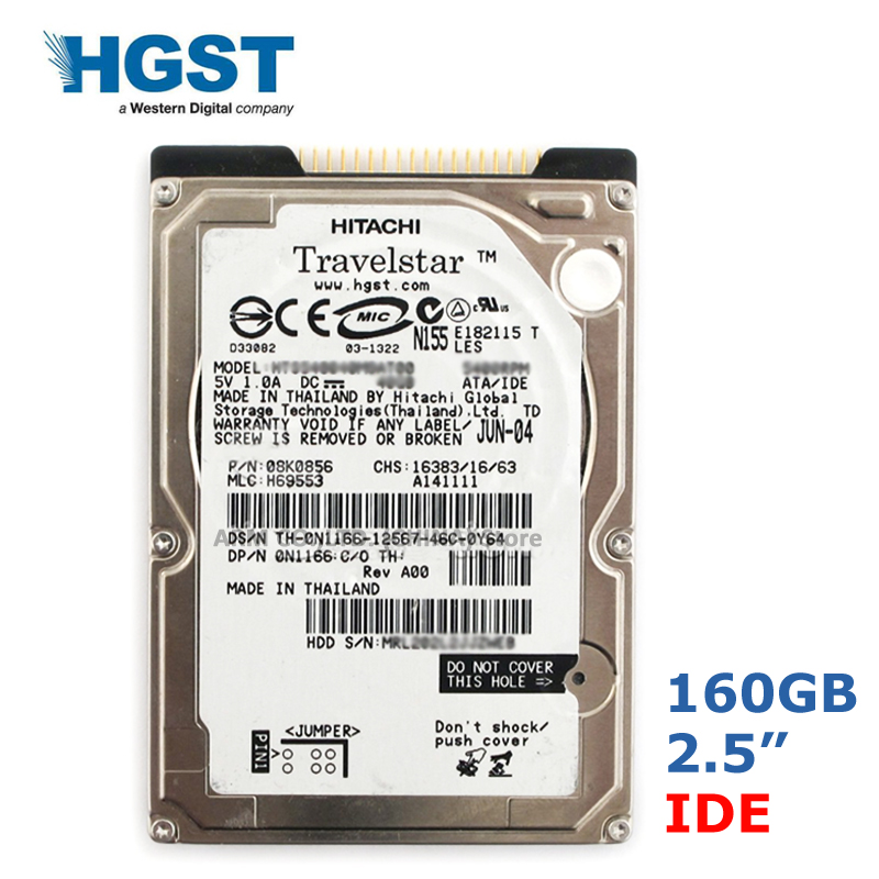 HGST 귣 160GB 2.5 &IDE PATA 5400-7200rpm HDD Ʈ   ϵ ̺ ũ, disco duro interno 9.5mm